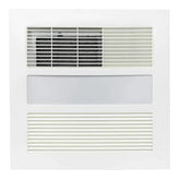 Brilliant Lighting Lighting 240m³/hr Solace 4-in-1 Bathroom Mate in White or Black Lights-For-You 21476/05